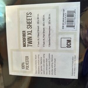 Microfiber Twin XL Sheets Set
